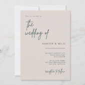 Eenvoudige Kaart voor de aankondiging van de uitno (Voorkant)