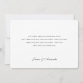 Eenvoudige Kaart voor het aankondigen van een foto (Achterkant)