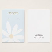 Eenvoudige Kaart voor het verkrijgen van een eenvo (Voorkant /achterkant)