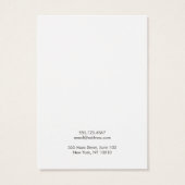 Eenvoudige Kaart voor het verkrijgen van een eenvo (Achterkant)