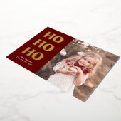 Eenvoudige Kaart voor Kerstmis | Ho Ho Ho (Gedraaid)