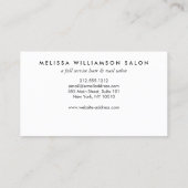 Eenvoudige Kaart voor klantenloyaliteitspunch Klantenkaartje (Achterkant)