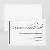 Eenvoudige Kaart voor weddenschappen bij calligraf (Voorkant / Achterkant)