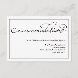 Eenvoudige Kaart voor weddenschappen bij calligraf