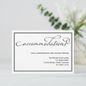 Eenvoudige Kaart voor weddenschappen bij calligraf (Staand voorkant)