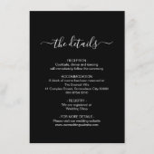 Eenvoudige Kaart voor zwarte en witte behuizing (Voorkant)