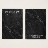 Eenvoudige Kaarten met zwarte-draagtas voor beelds Visitekaartje (Voorkant /achterkant)
