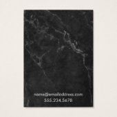 Eenvoudige Kaarten met zwarte-draagtas voor beelds Visitekaartje (Achterkant)