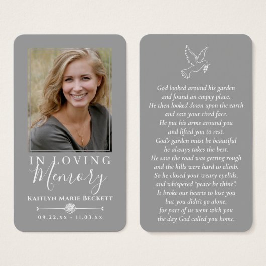 Eenvoudige Kaarten voor aangepaste foto's Visitekaartje (Voorkant /achterkant)