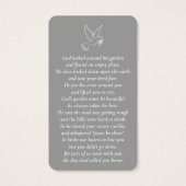 Eenvoudige Kaarten voor aangepaste foto's Visitekaartje (Achterkant)