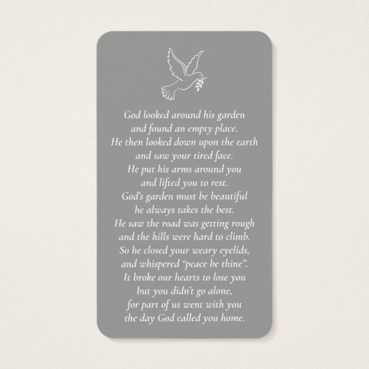 Eenvoudige Kaarten voor aangepaste foto's Visitekaartje (Achterkant)