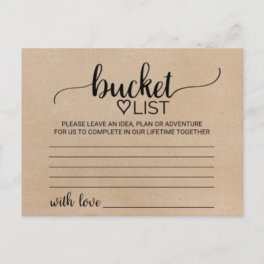 Eenvoudige Kaarten voor Faux Kraft Calligraphy Buc (Voorkant)