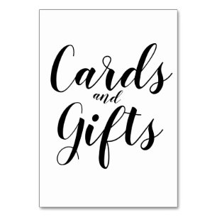 Eenvoudige Kaarten voor zwarte en witte kalligrafi