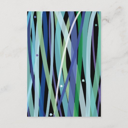 Eenvoudige kaartjesboog Mitzvah Party Informatiekaartje (Achterkant)