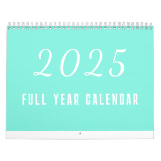 Eenvoudige kalender 2025 minimalistisch