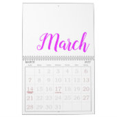Eenvoudige kalender 2025 minimalistisch (Mar 2027)