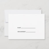 eenvoudige kalligrafie | Blue Guess de Bump Game K Kaart (Achterkant)