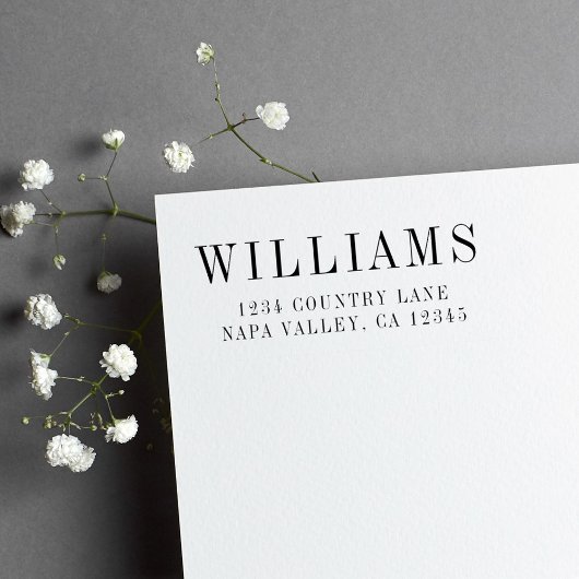 Eenvoudige kalligrafie Creëer uw eigen Zelfinktende Stempel