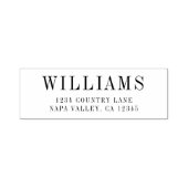 Eenvoudige kalligrafie Creëer uw eigen Zelfinktende Stempel (Design)