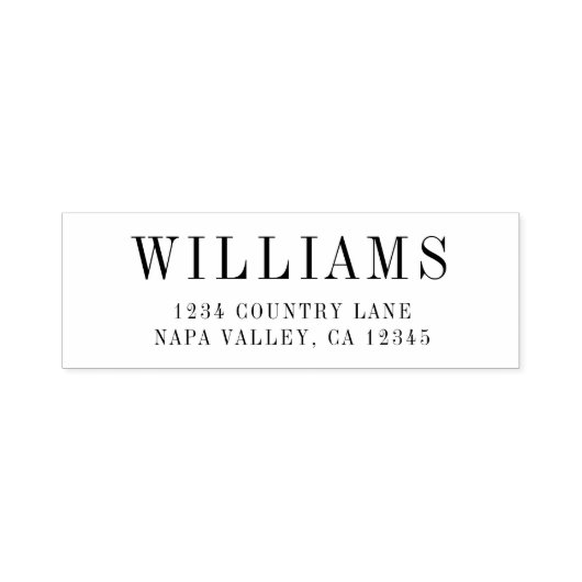 Eenvoudige kalligrafie Creëer uw eigen Zelfinktende Stempel (Design)