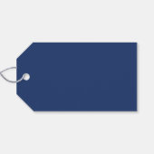 Eenvoudige kalligrafie, dank u Vrijgezellenfeest Cadeaulabel (Achterkant Horizontaal)