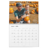 Eenvoudige kalligrafie fotocollage Creëer uw eigen Kalender (Mar 2026)