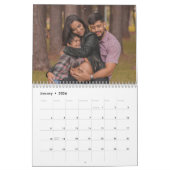 Eenvoudige kalligrafie fotocollage Creëer uw eigen Kalender (Jan 2026)