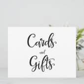 Eenvoudige kalligrafie | Kaarten en geschenken (Staand voorkant)