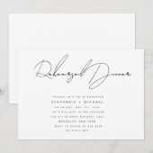 Eenvoudige kalligrafie repetitie kaart (Voorkant / Achterkant)