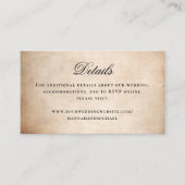 Eenvoudige kalligrafie — Robuust papier Informatiekaartje (Voorkant)