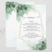 Eenvoudige kalligrafie rustige groen (Voorkant / Achterkant)