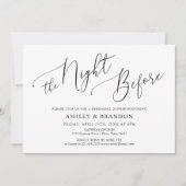 Eenvoudige kalligrafie Rustige repetitie Kaart (Voorkant)