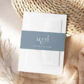 Eenvoudige kalligrafie Script Ampersand Monogram Uitnodigingen Wikkel