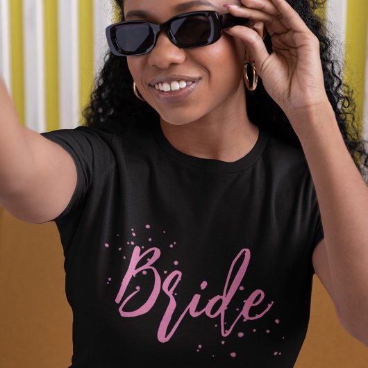 Eenvoudige kalligrafie Script Bride Schattige T-shirt