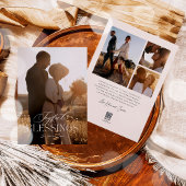 Eenvoudige kalligrafie Script Moderne minimalistis Feestdagenkaart