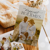 Eenvoudige kalligrafie Script Moderne minimalistis Feestdagenkaart