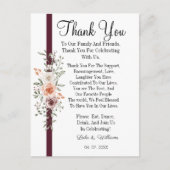 Eenvoudige kalligrafie Tekst bruiloft Hartelijk da Briefkaart (Voorkant)