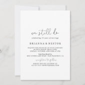 Eenvoudige kalligrafie We doen nog steeds gelofte  Kaart (Voorkant)