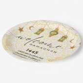 eenvoudige kalligrafie welkom Ramadan Papieren Bordje (Gekanteld)