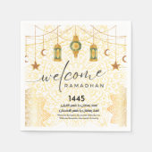 eenvoudige kalligrafie welkom Ramadan Servet (Voorkant)