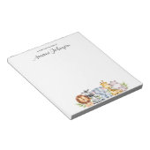 Eenvoudige kalveren Oerwoud Kinder Notitieblok (Schuin)