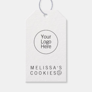 Eenvoudige kant-en-klare bakkerij hangtag cadeaulabel