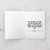 Eenvoudige Kantoor Medewerker Valentijnsdag Feestdagen Kaart (Binnen)