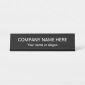 Eenvoudige Kantoor Professional Design Sjabloon Bureau Naambordje (Voorkant)