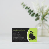 Eenvoudige Kantoor reiniging en Janitorial Visitekaartje (Staand voorkant)