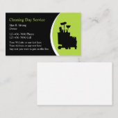 Eenvoudige Kantoor reiniging en Janitorial Visitekaartje (Voorkant / Achterkant)