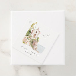 Eenvoudige Katholieke Waterverf Katholieke Kerk br Bedankjes Labels