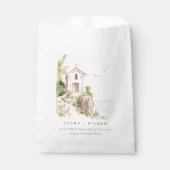 Eenvoudige Katholieke Waterverf Katholieke Kerk br Bedankzakje (Voorkant)