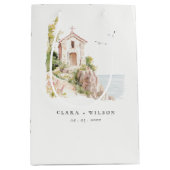 Eenvoudige Katholieke Waterverf Katholieke Kerk br Medium Cadeauzakje (Voorkant)