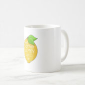 Eenvoudige keige citroenknuppel koffiemok (Voorkant rechts)